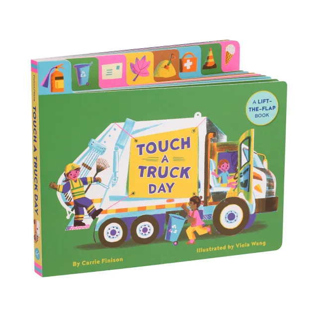 Abrams and Chronicle Touch a Truck Day klaffebok 2-4 år lastebil