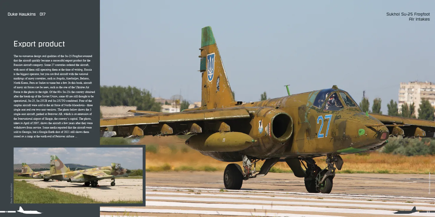 Duke Hawkins Sukhoi Su-25 Frogfoot bok pansret