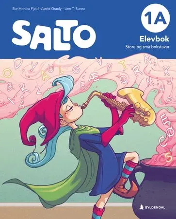 Bokia Salto 1A skolebok innbundet nynorsk brukt