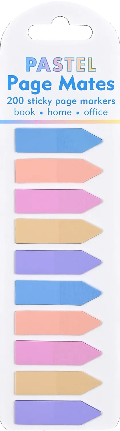 Page Mates Pastel Arrows sidemarkører 200 stk