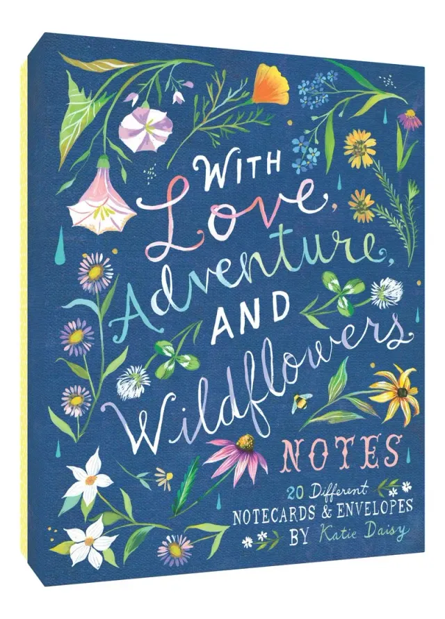 Abrams and Chronicle Wildflowers Notes kortsett 20 notatkort blomster