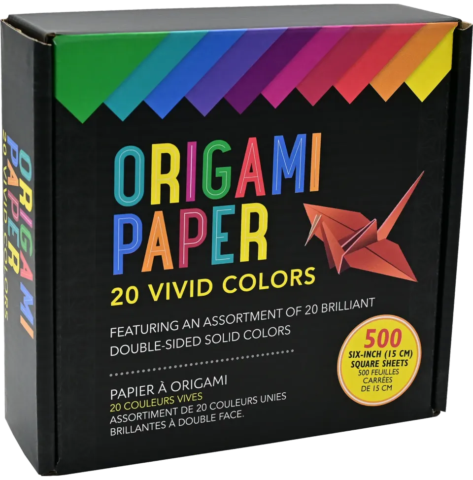 Peter Pauper Press Origami Paper 20 Vivid Colors origamipapir 500 ark