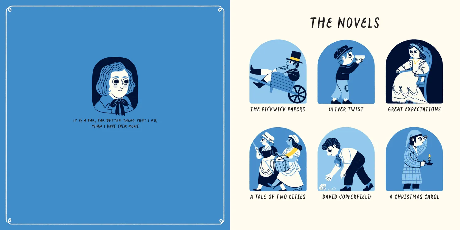 Abrams and Chronicle First Works of Dickens pappbok baby