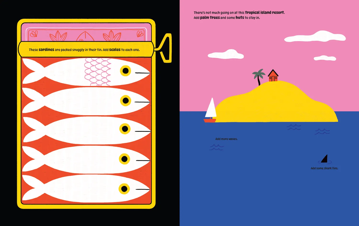 Abrams Boring Drawing Book tegnebok for barn