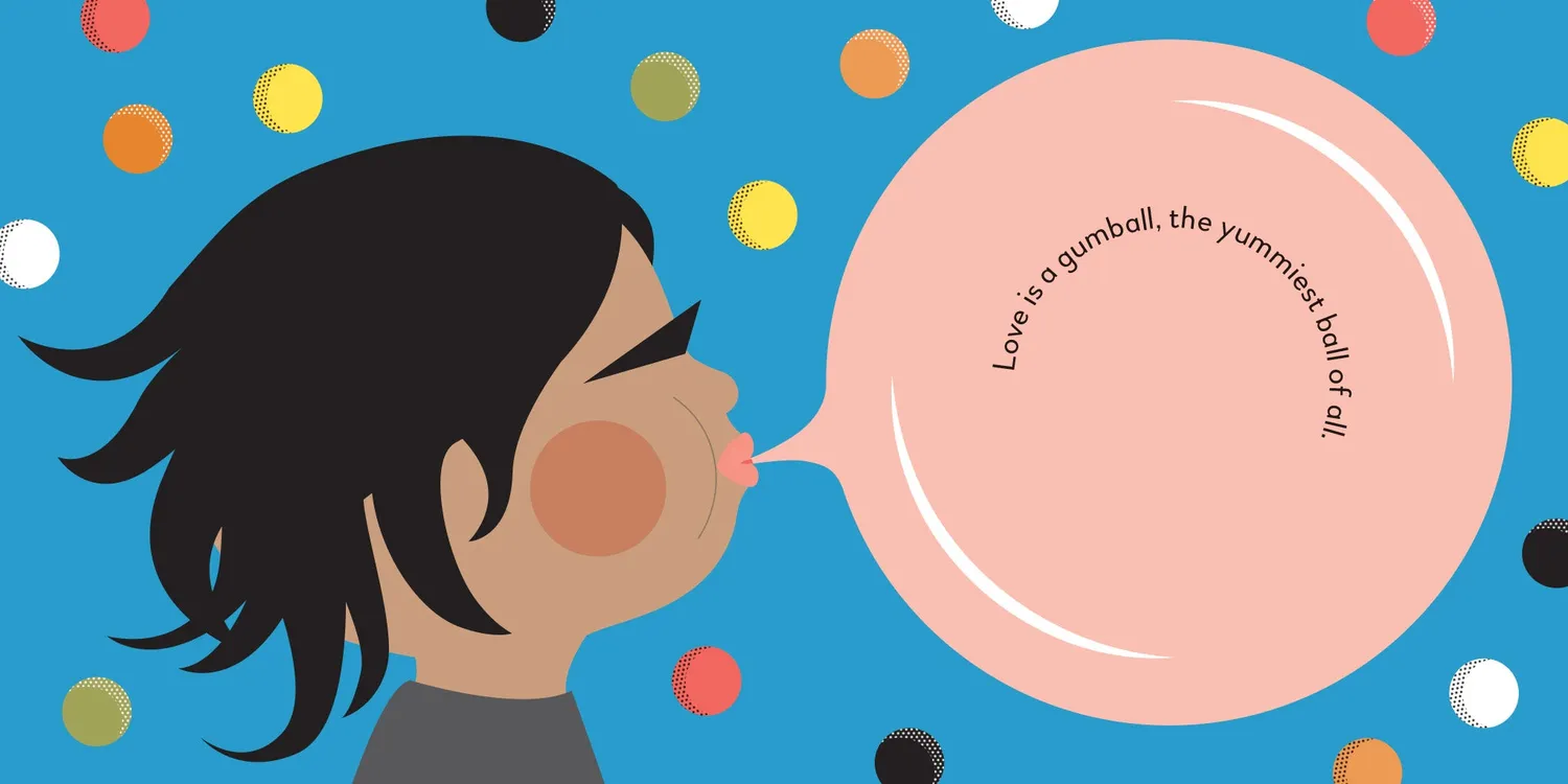 Abrams Love Is a Ball pappbok småbarn ballglede