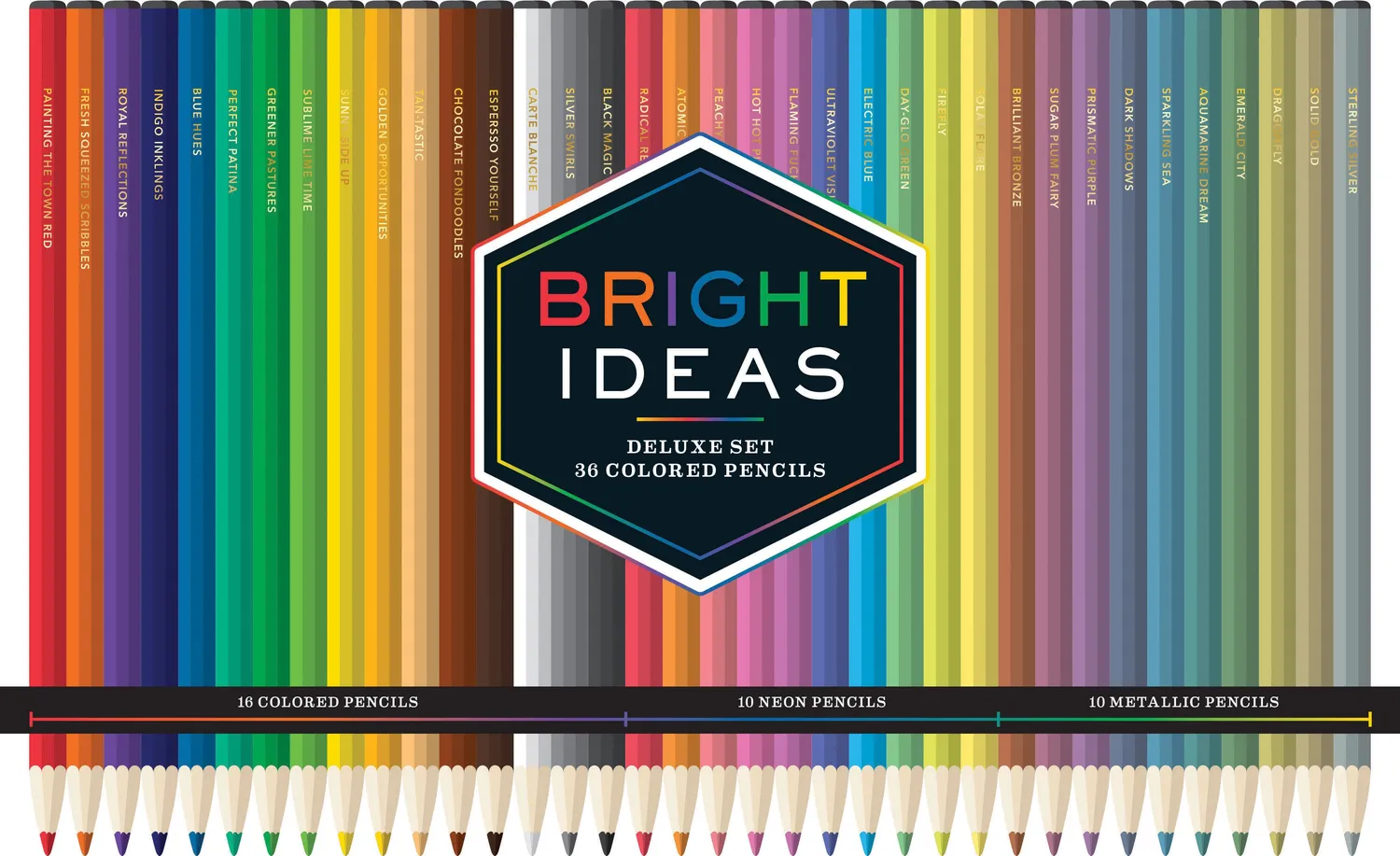 Bright Ideas Deluxe Colored Pencil Set 36 fargeblyanter