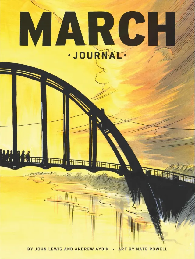 Abrams and Chronicle March Journal notatbok illustrert