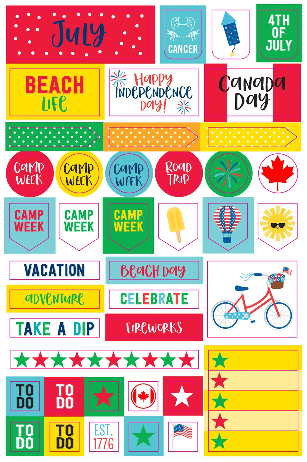Peter Pauper Essentials Month By Month planleggerklistremerker