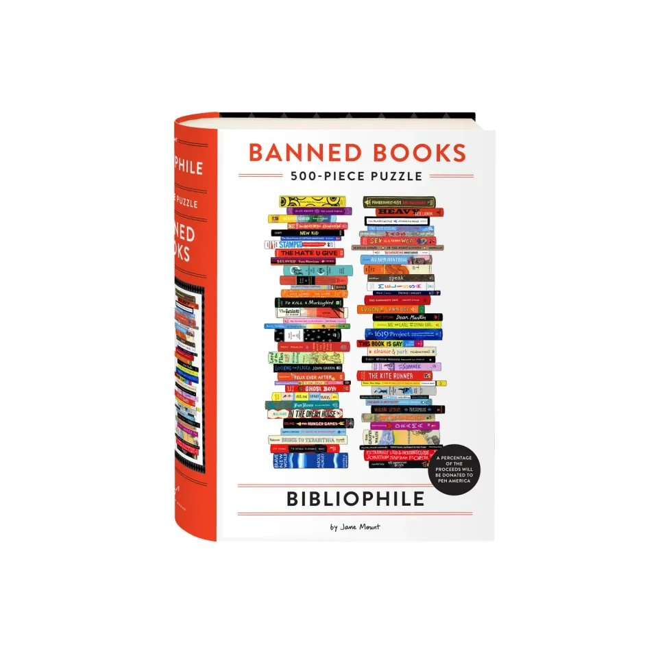 Abrams and Chronicle Bibliophile Banned Books puslespill 500 brikker