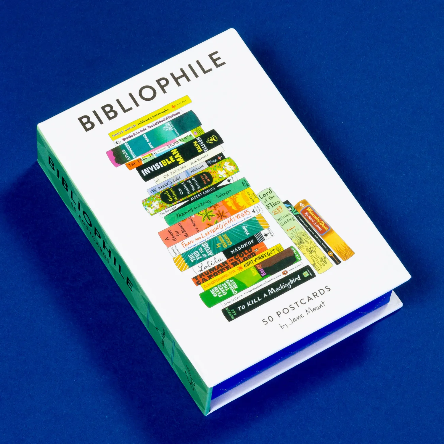 Chronicle Bibliophile 50 Postcards postkortboks for bokelskere