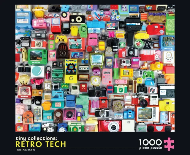 Chronicle Books Tiny Collections Retro Tech puslespill 1000 brikker