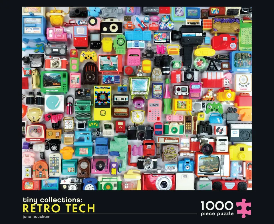 Chronicle Books Tiny Collections Retro Tech puslespill 1000 brikker