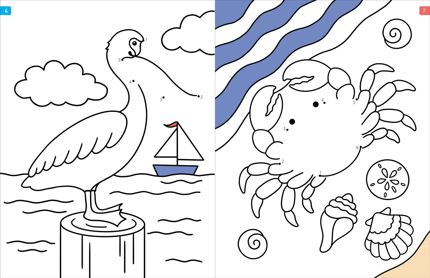 Peter Pauper Press Animals Dot-to-Dot aktivitetsbok prikk-til-prikk