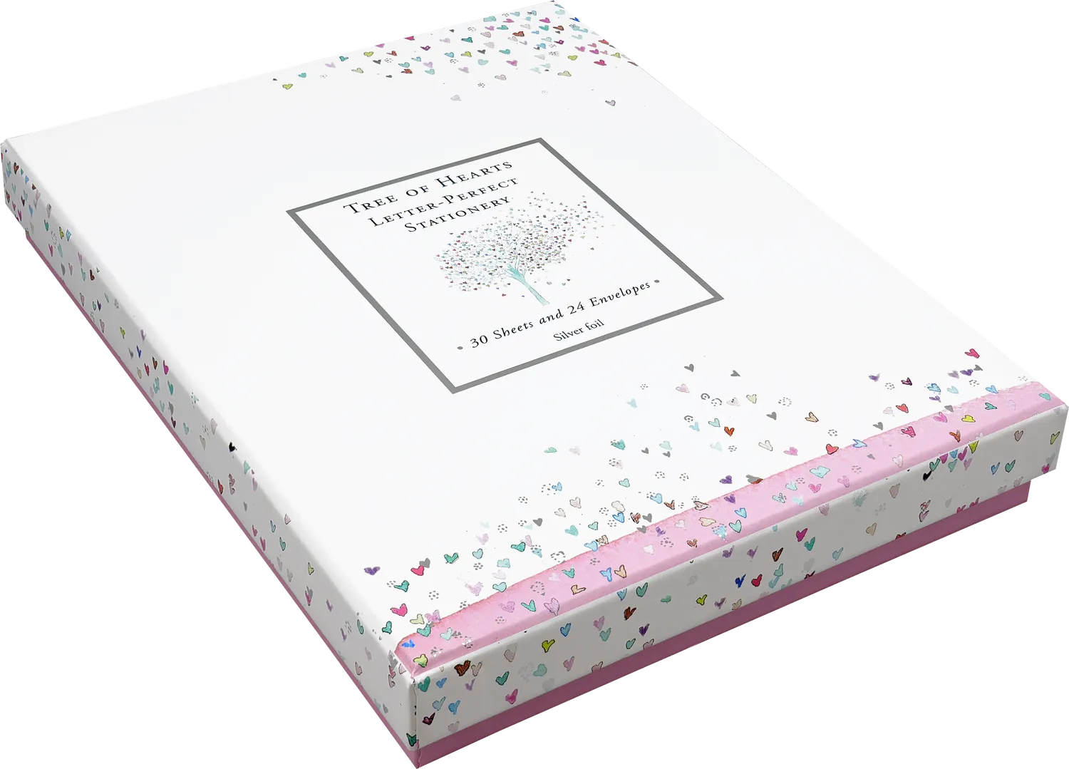 Peter Pauper Press Tree of Hearts brevpapirsett 30 ark