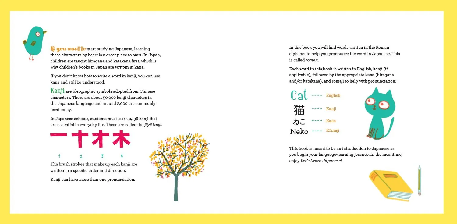 Chronicle Books First Words for Everyone Let’s Learn Japanese innbundet bok