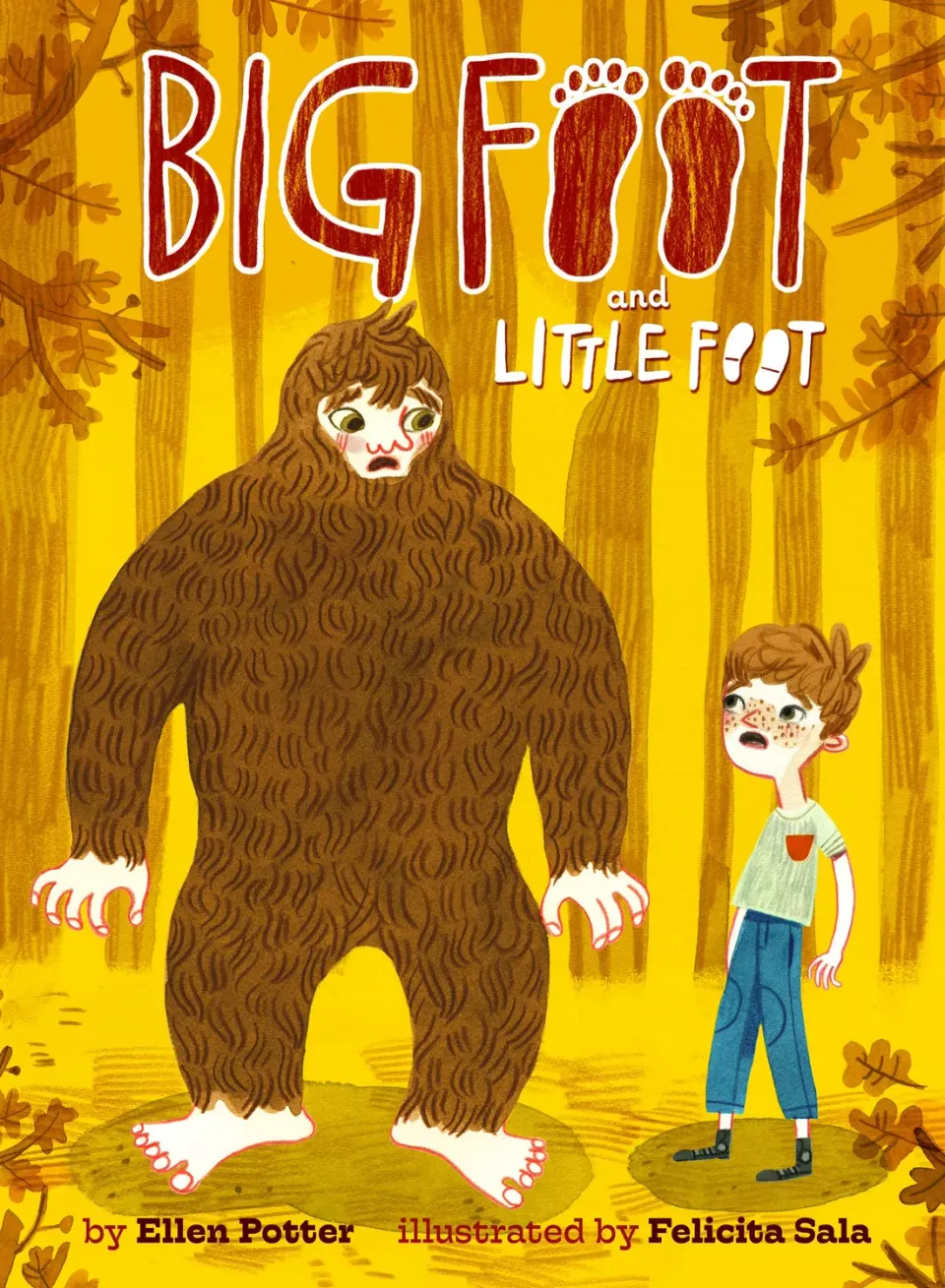 Abrams Big Foot and Little Foot 1 innbundet barnebok 6-9 år