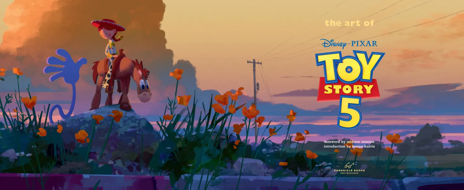 Chronicle Books The Art of Toy Story 5 bok innbundet kunstbok