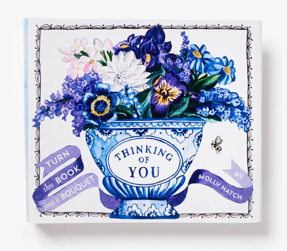UpLifting Editions Thinking of You blomsterbok pop-up
