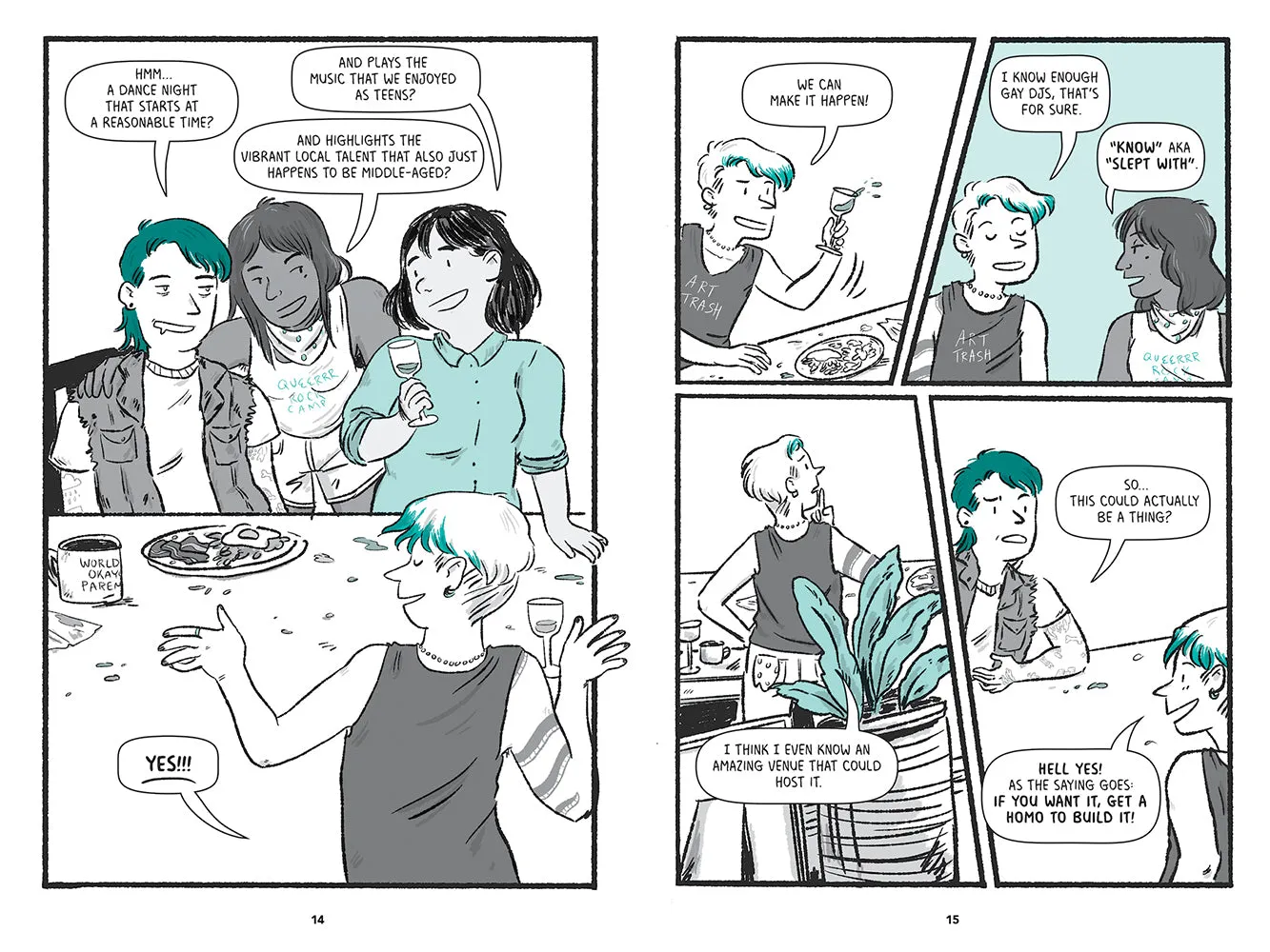 Archie Bongiovanni Mimosa innbundet tegneserie queer