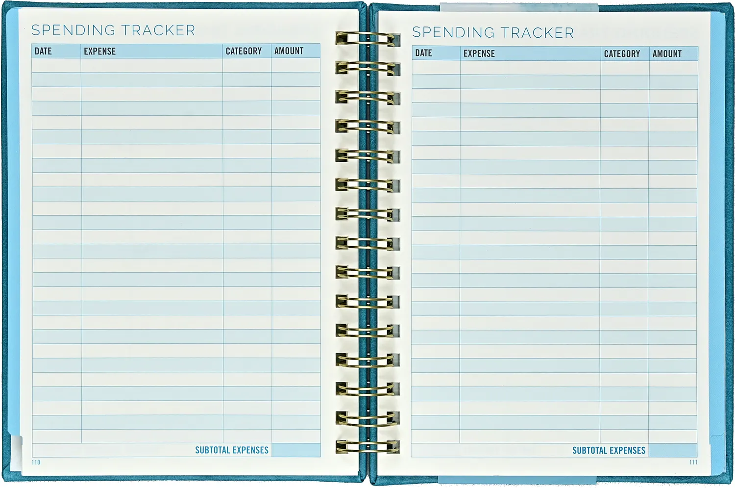 Peter Pauper Press Budget Planner budsjettbok udatert spiral