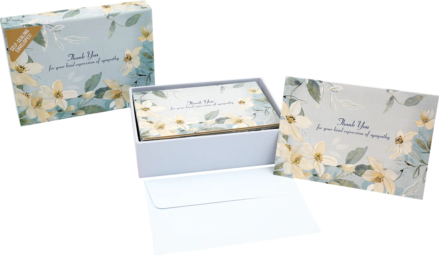 Peter Pauper Press White Jasmine takkekort 14 kort