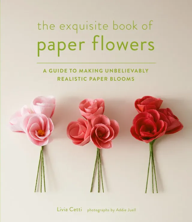 Abrams and Chronicle Exquisite Book of Paper Flowers hobbybok paperback