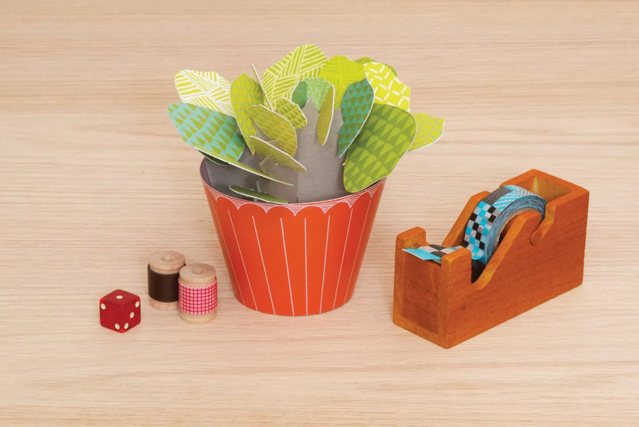 Chronicle Books Port a Plant papirplanter 3-pakning sukkulenter