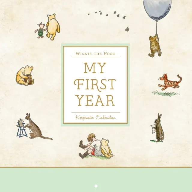 Peter Pauper Press Winnie-the-Pooh babykalender første år
