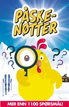 Bokia Påskenøtter innbundet quizbok pent brukt