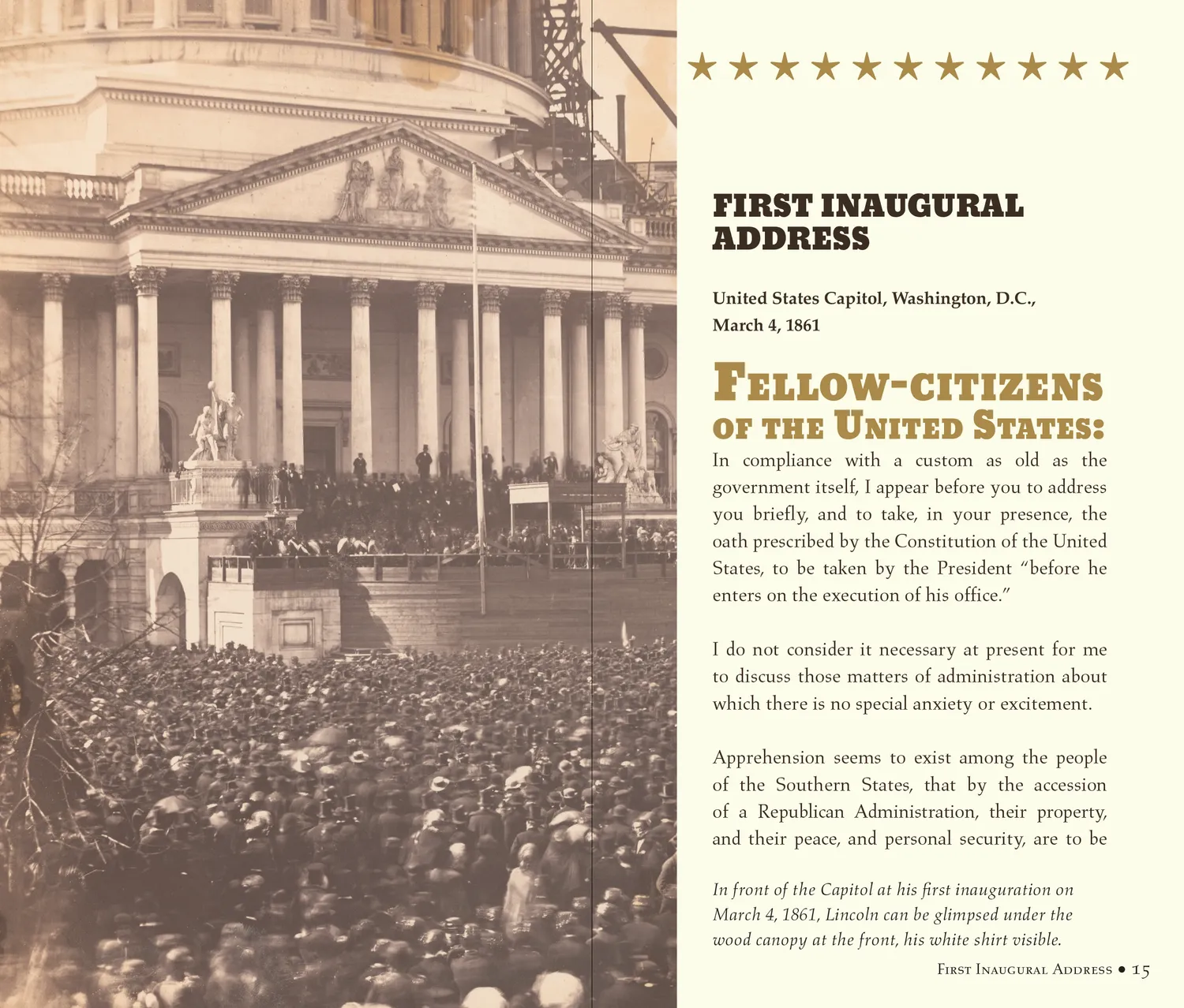 Peter Pauper Press The Gettysburg Address gavebok