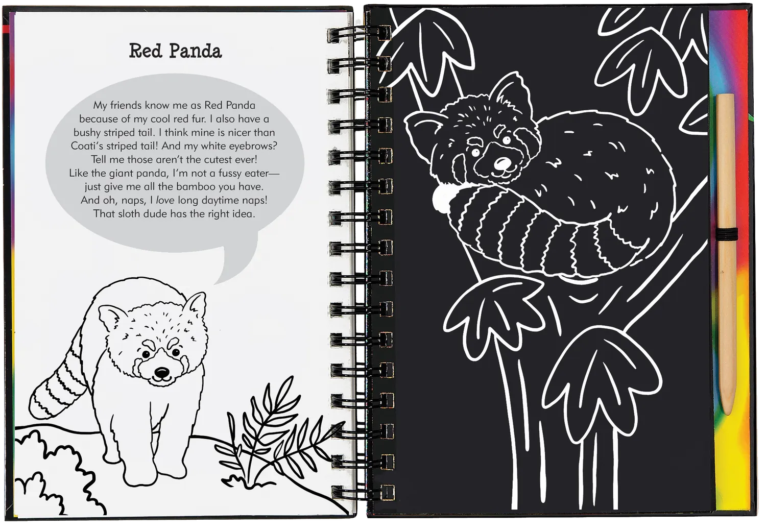 Peter Pauper Press Sloths Scratch and Sketch skrapebok barn