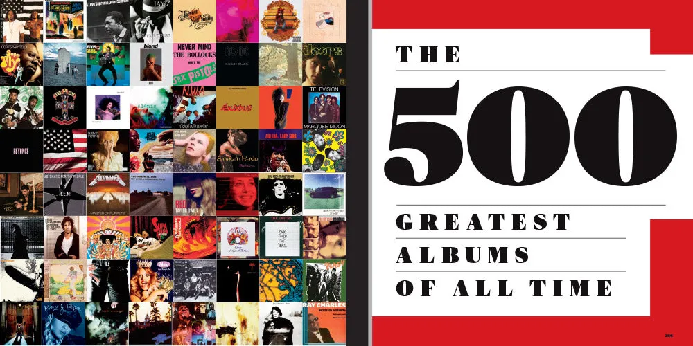 Rolling Stone 500 Greatest Albums innbundet musikkbok