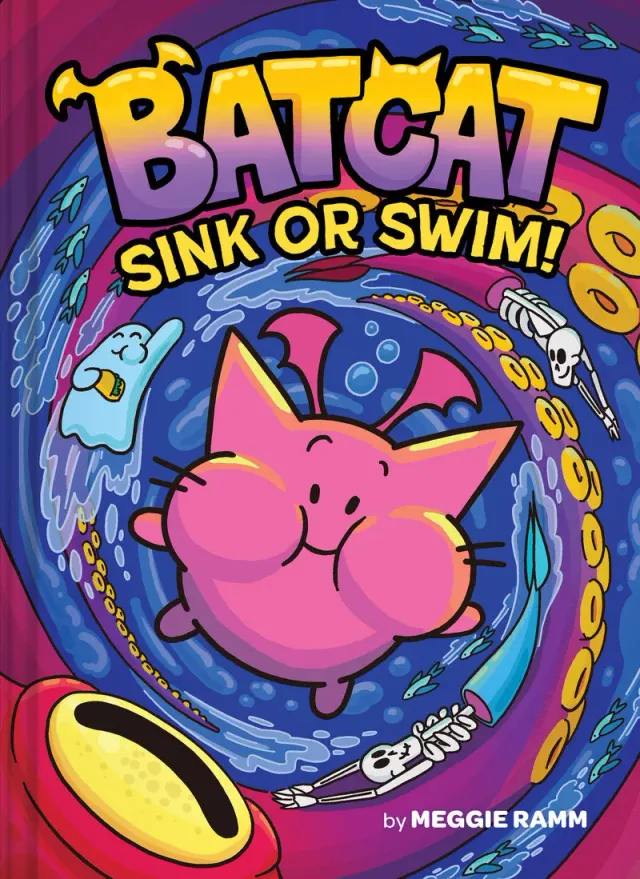 Amulet Books Batcat Sink or Swim grafisk roman innbundet
