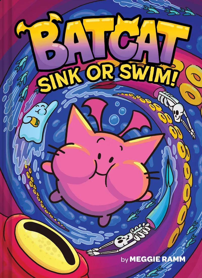 Meggie Ramm Batcat Sink or Swim innbundet tegneserie barn