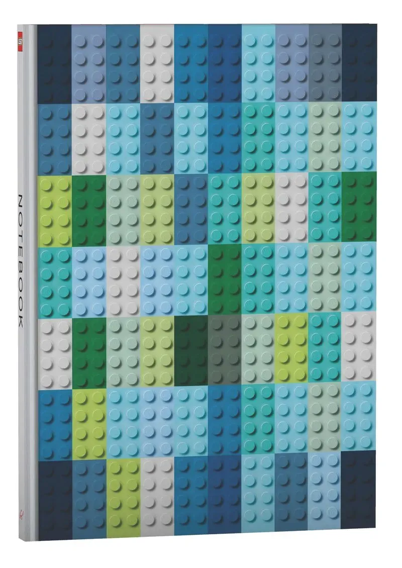 LEGO Brick Notebook notatbok linjert 144 sider tosidig