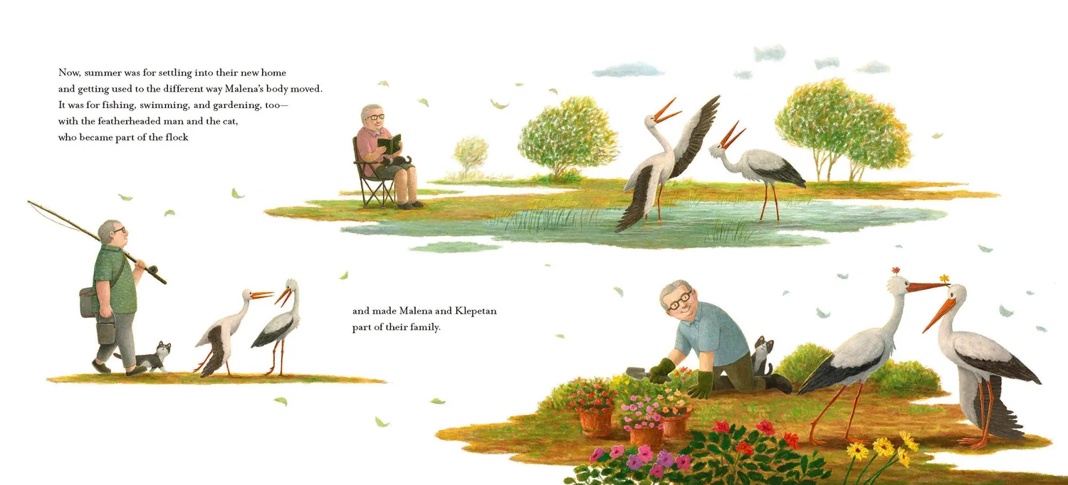 Abrams Feathers Together bildebok innbundet 4–8 år