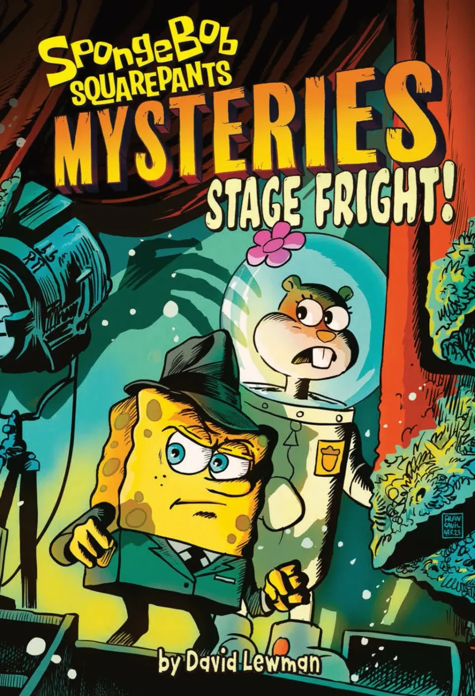 Abrams SpongeBob Mysteries 3 Stage Fright pocket barnebok 8-12