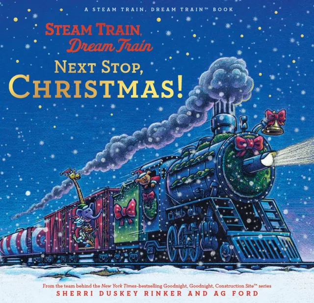 Steam Train Dream Train Next Stop Christmas bildebok