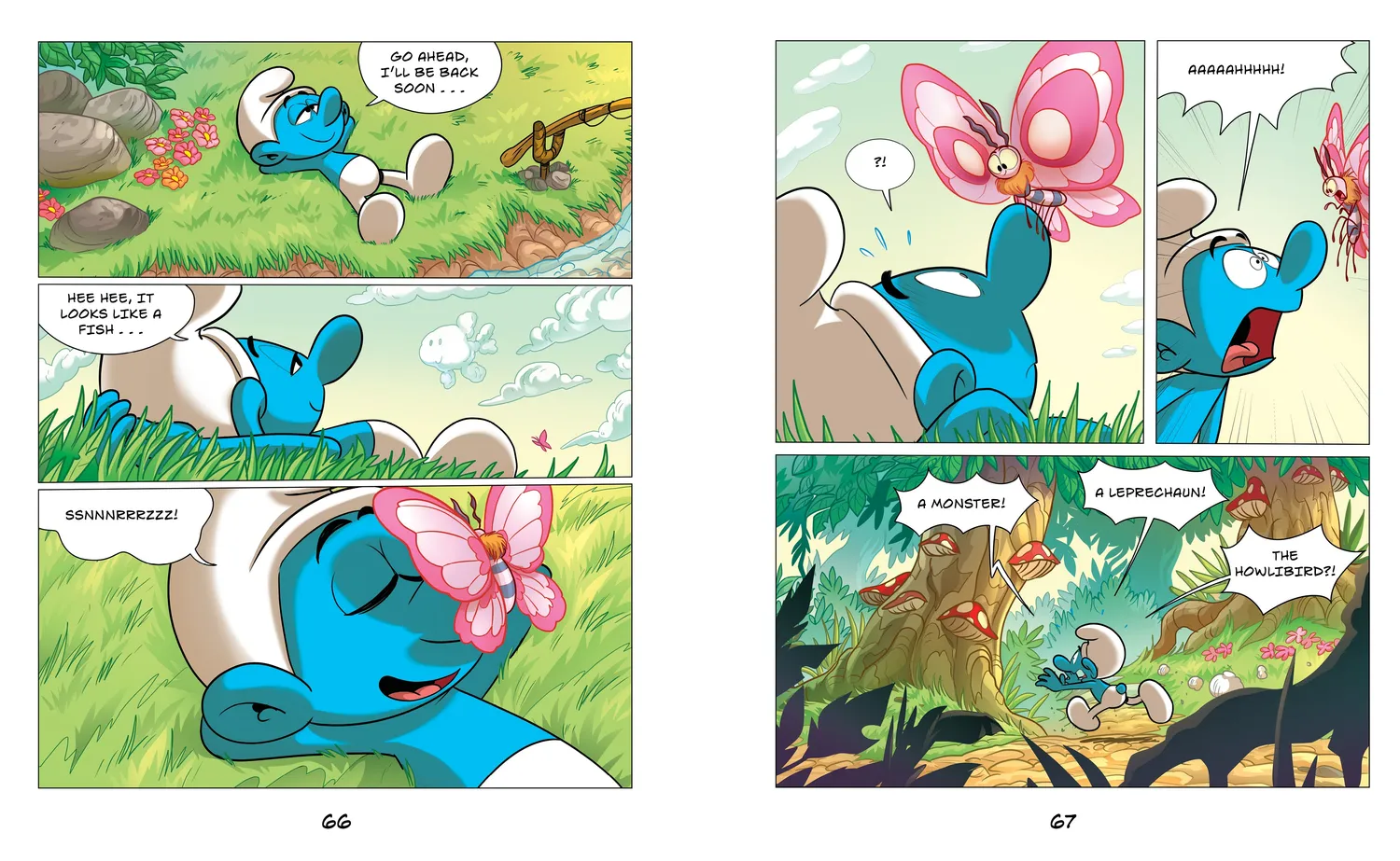Abrams and Chronicle We Are Smurfs Bright New Days 3 tegneserie