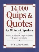 Bokia 14,000 Quips & Quotes bok akseptabel uten markeringer