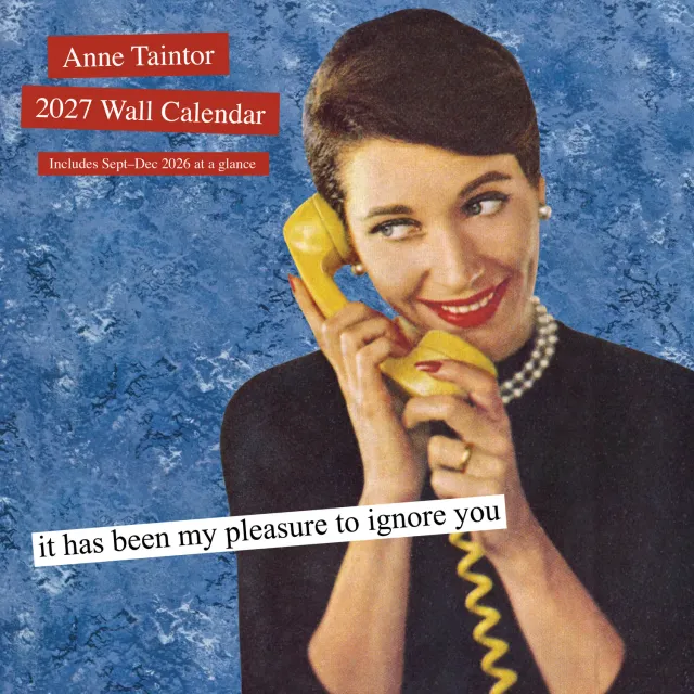 Abrams & Chronicle Books Anne Taintor 2027 veggkalender humor