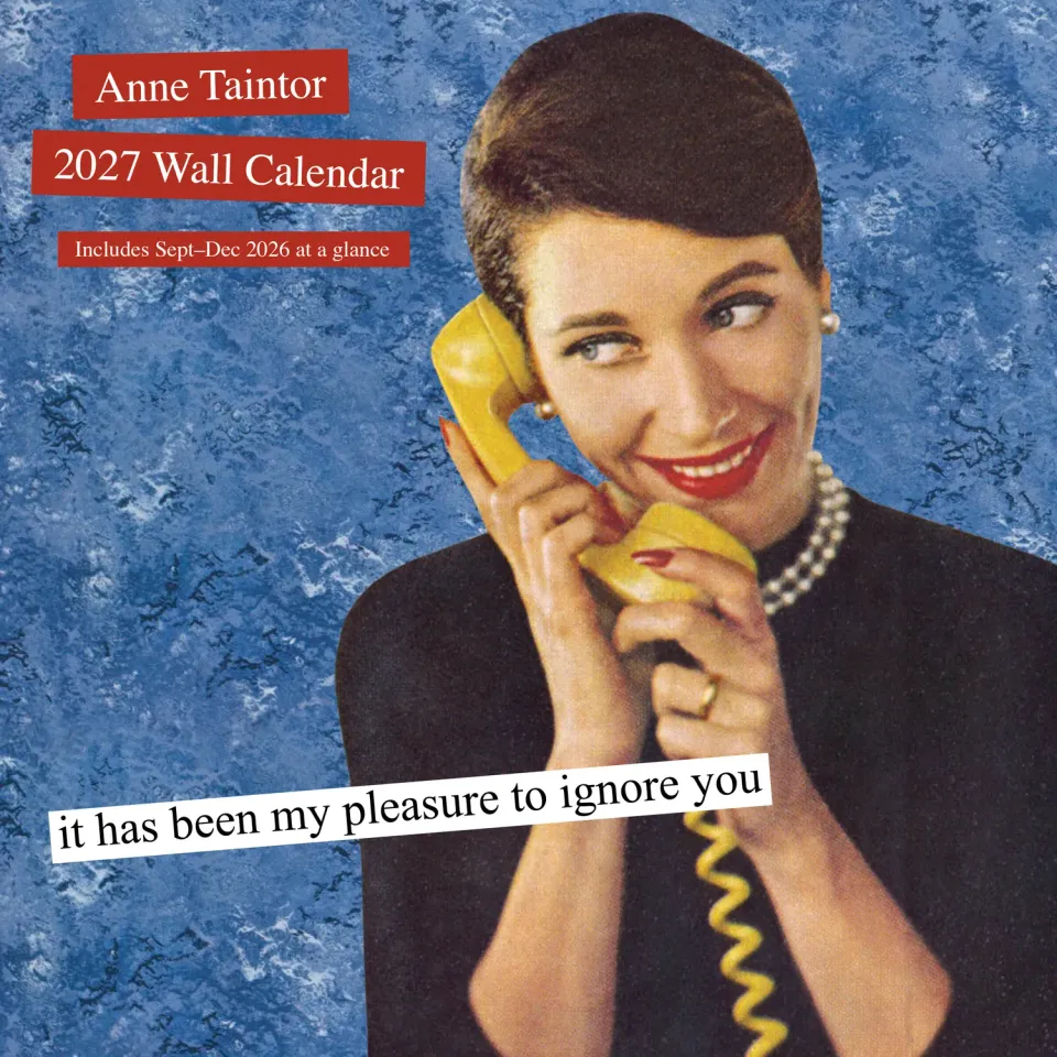 Abrams & Chronicle Books Anne Taintor 2027 veggkalender humor