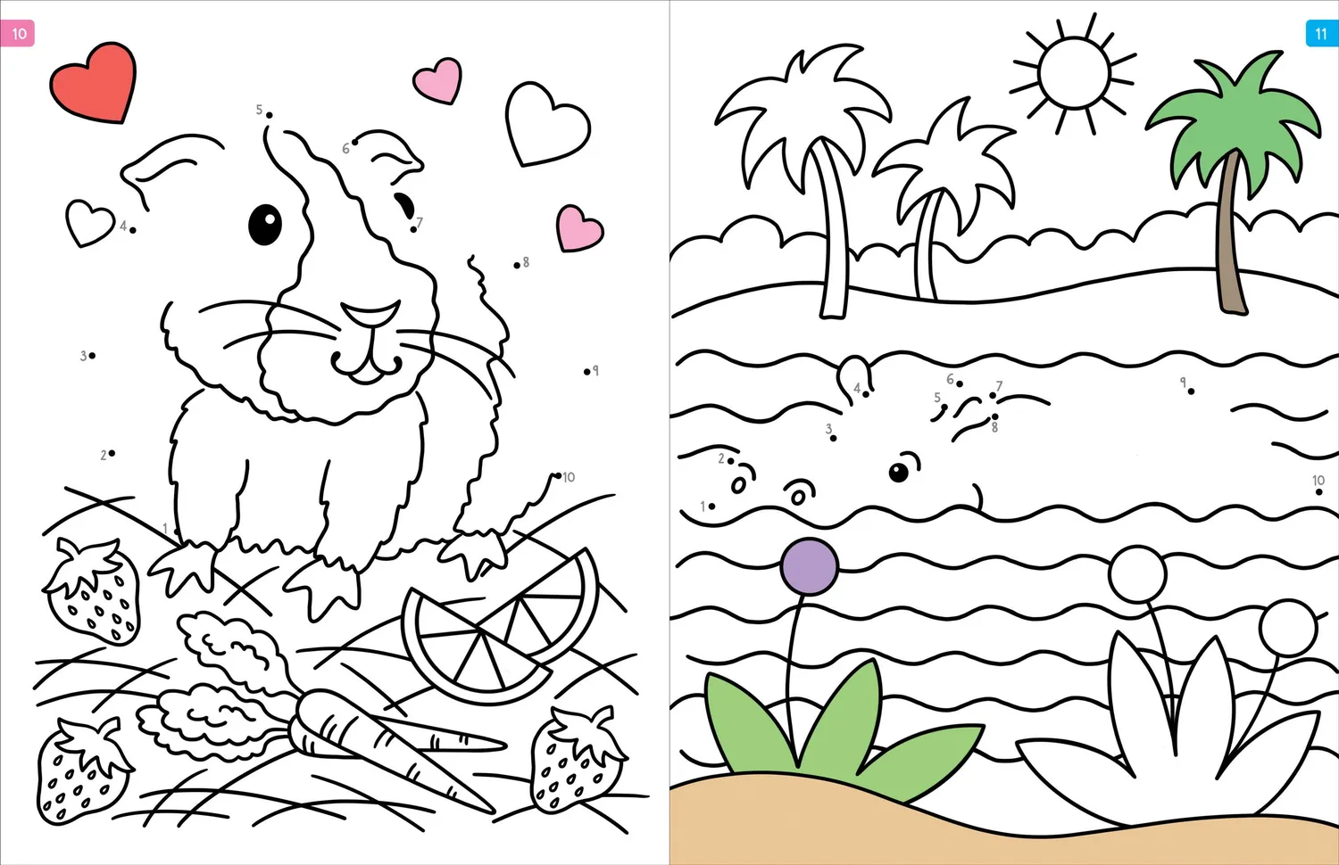 Peter Pauper Press Animals Dot-to-Dot aktivitetsbok prikk-til-prikk