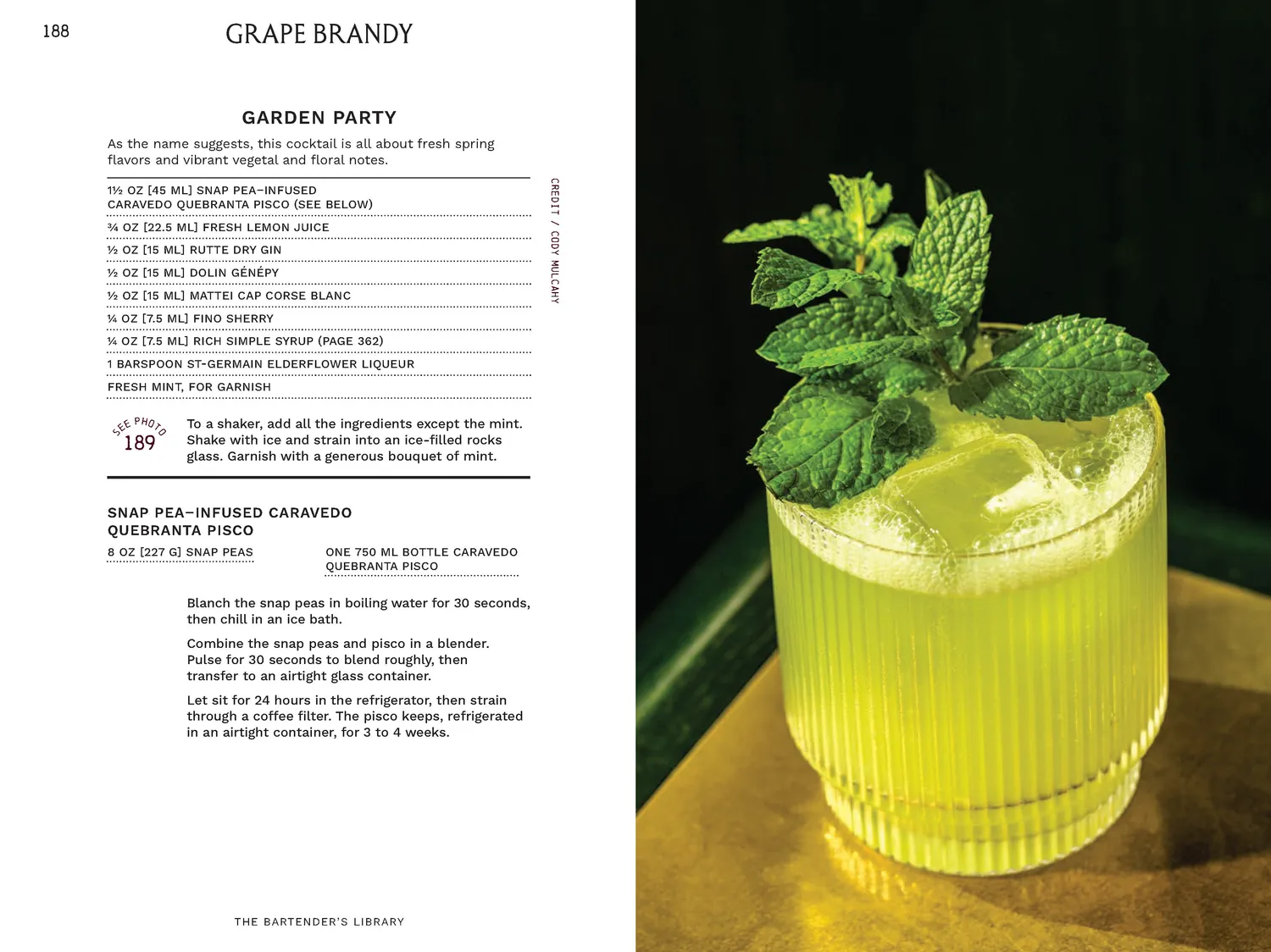 Chronicle Books The Bartender's Library cocktailbok innbundet drinker
