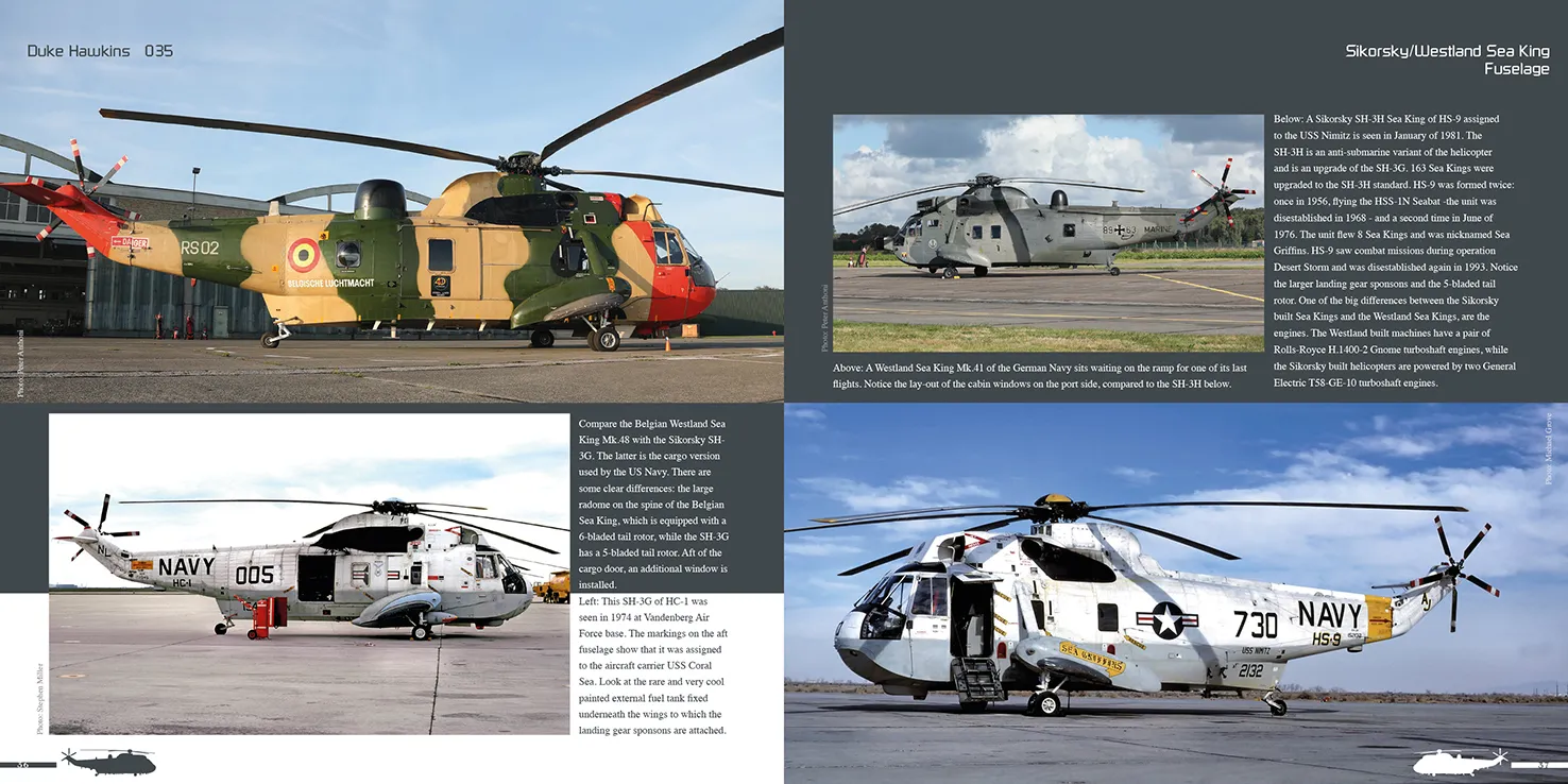 Duke Hawkins Sikorsky Westland Sea King bok 180 sider