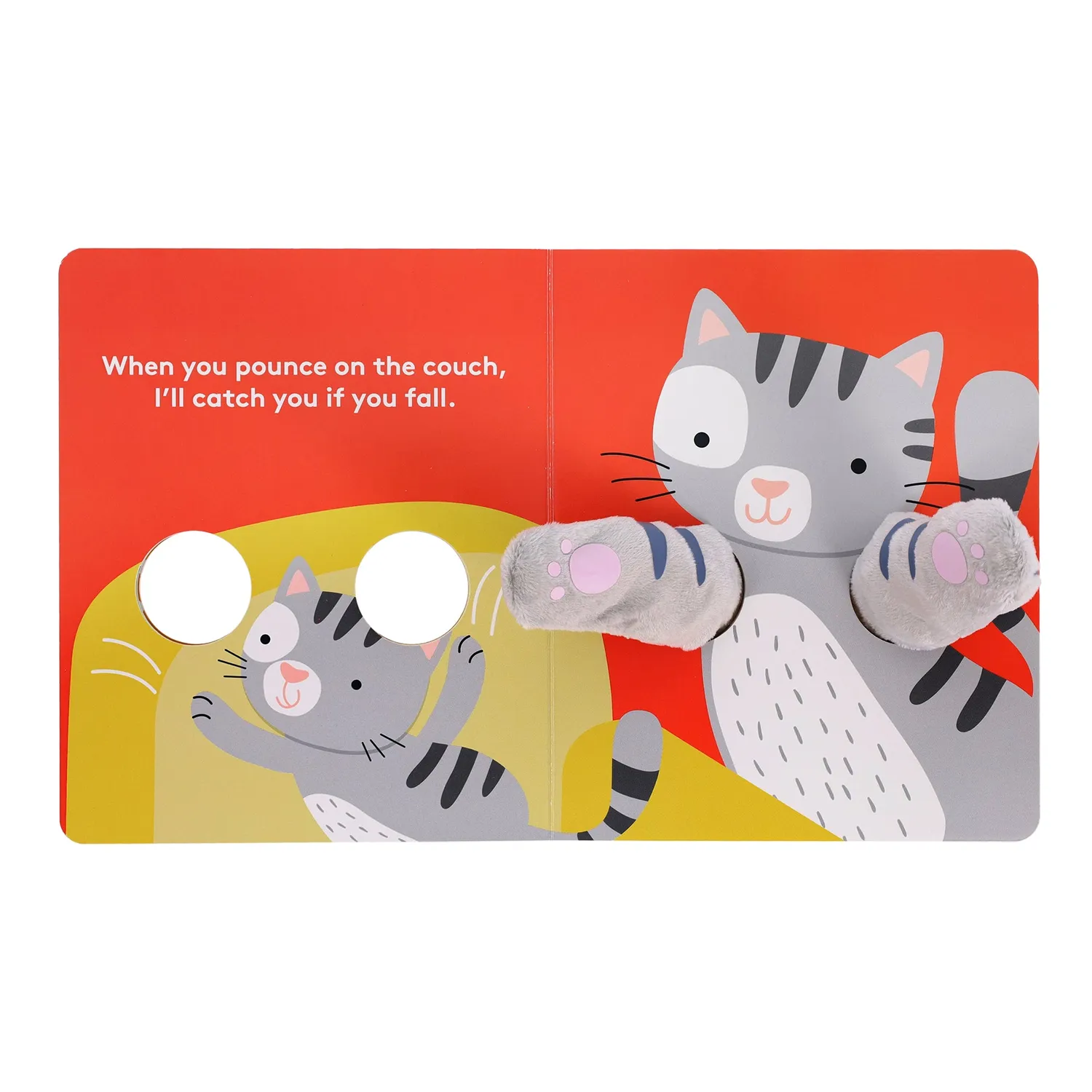 Abrams and Chronicle Hug Me Little Kitten fingerdukkebok baby