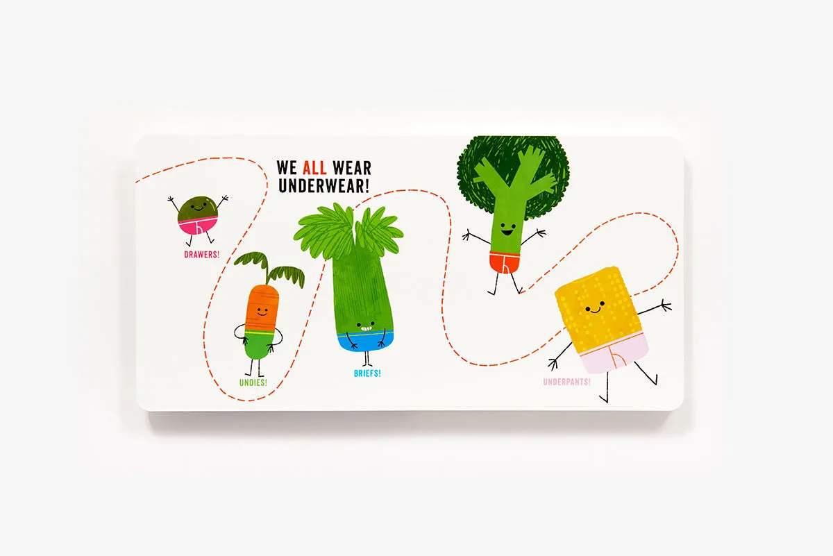 Appleseed Vegetables in Underwear pappbok