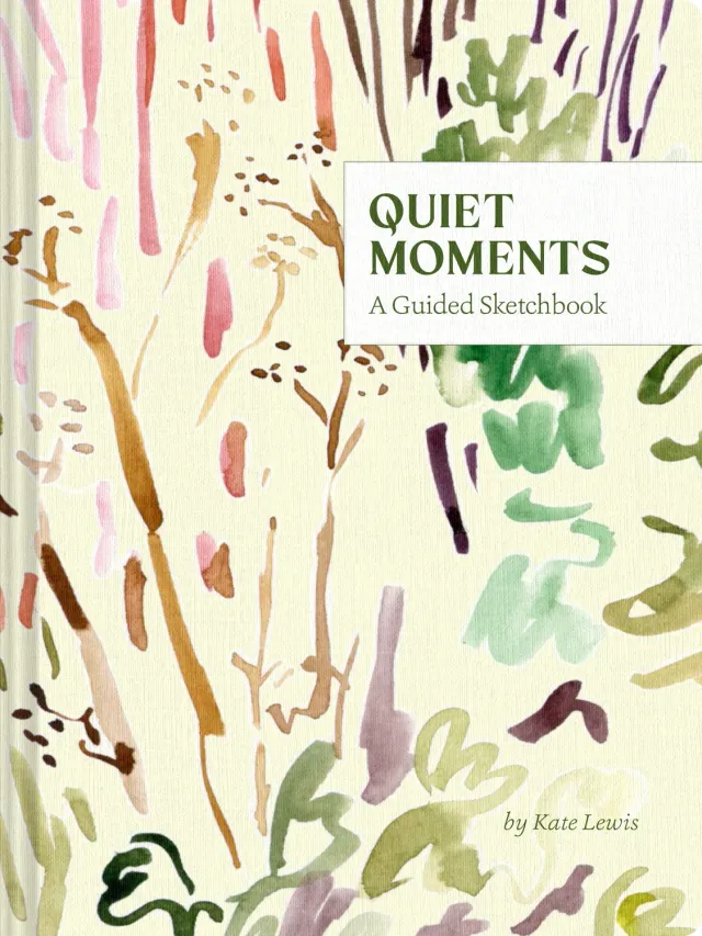 Chronicle Books Quiet Moments guidet skissebok tegnebok
