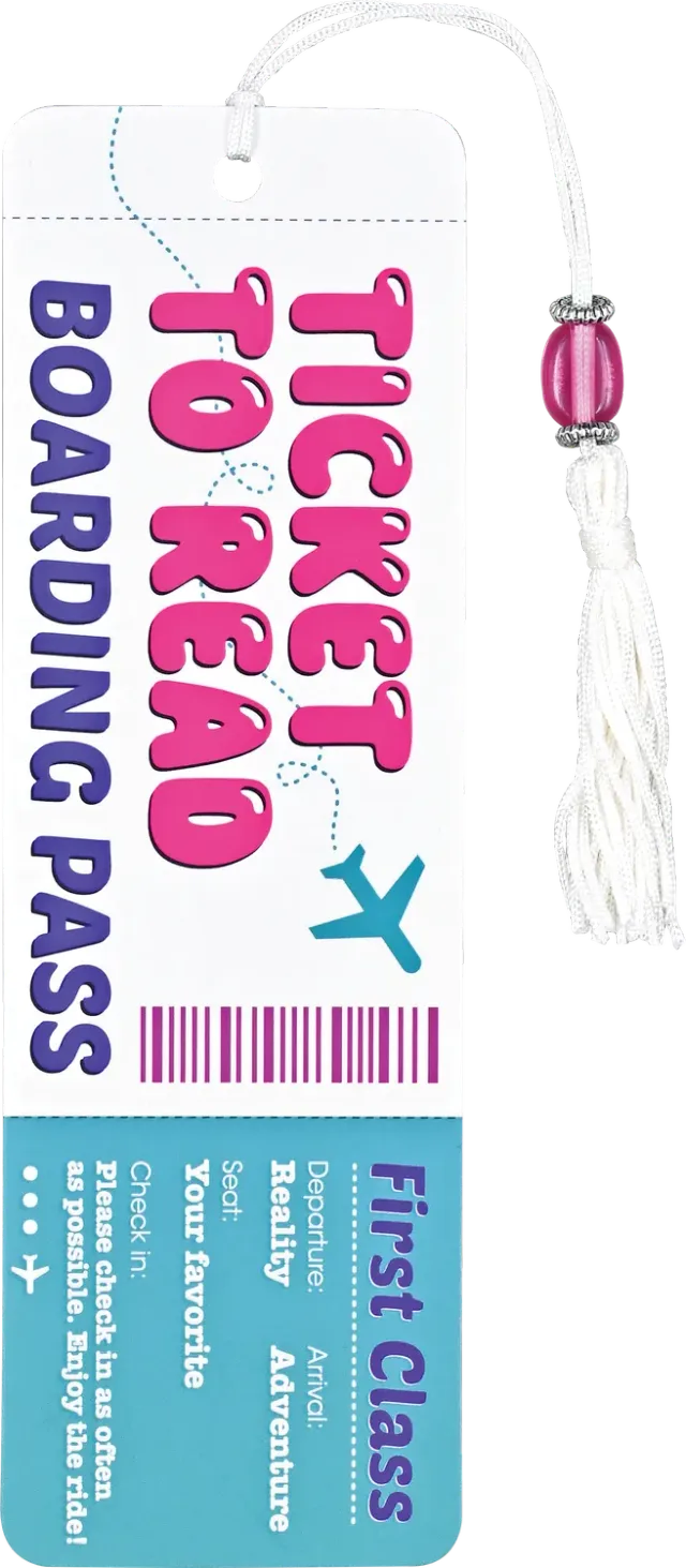 Peter Pauper Press Boarding Pass bokmerke perler