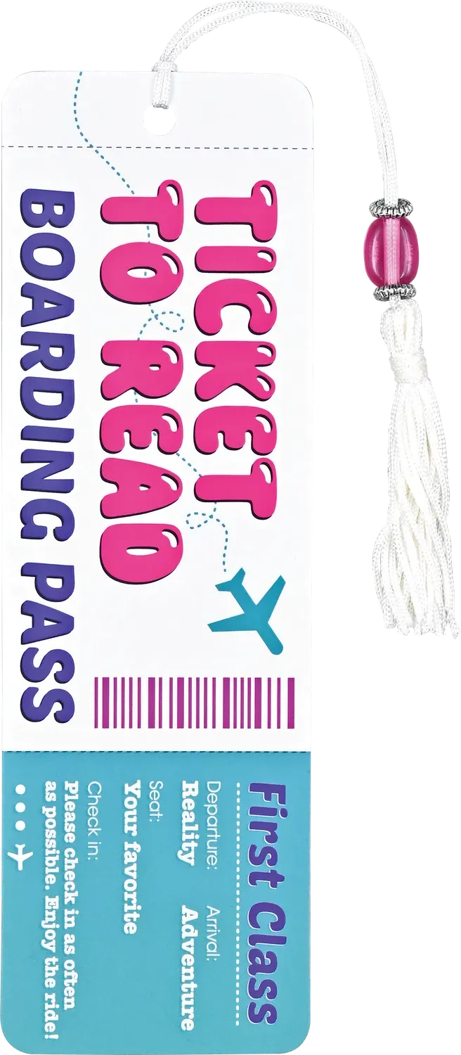 Peter Pauper Press Boarding Pass bokmerke perler